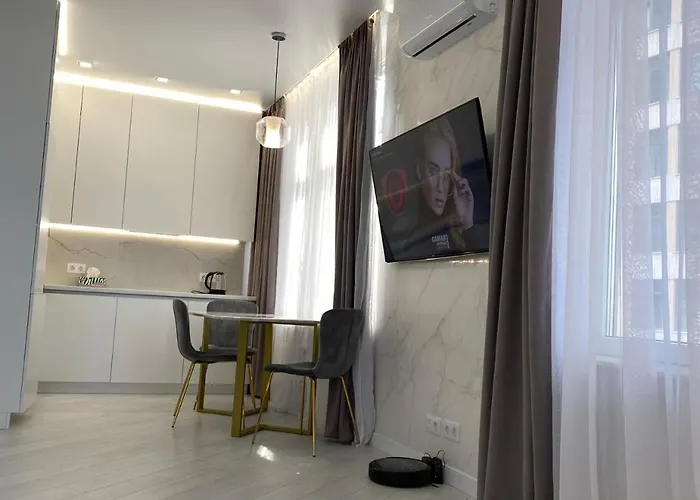 аркадія шикарний вид моря 45перлина Apartmán *