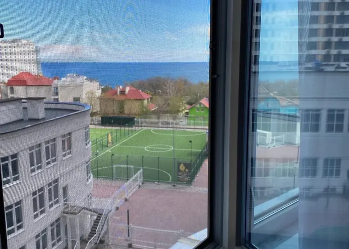 Apartment аркадія шикарний вид моря 45перлина *